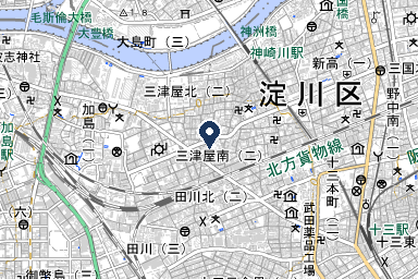 淀川家族葬ホールの周辺地図
