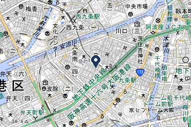 九条ホールの周辺地図