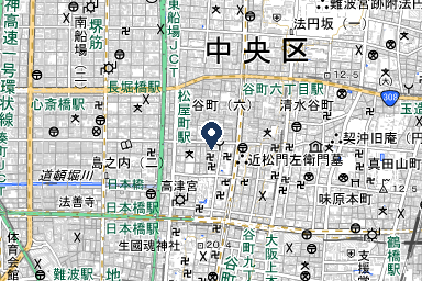 家族葬の泉屋 大阪谷町ホールの周辺地図
