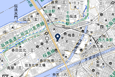 花長会館の周辺地図