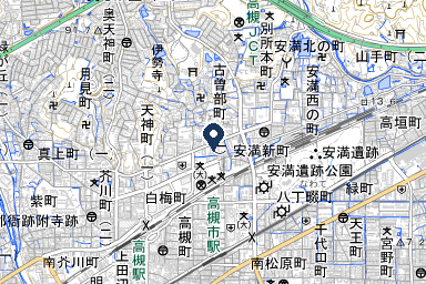 高槻セレマホールの周辺地図