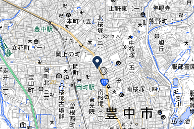 加納会館 本館の周辺地図