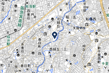 加納会館 豊中緑丘の周辺地図