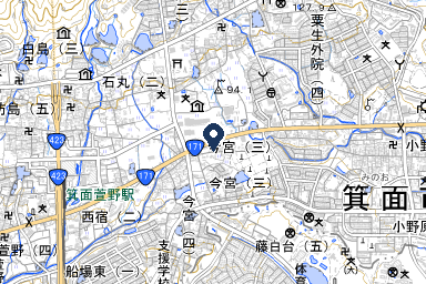 加納会館 今宮の周辺地図