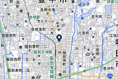 総合葬儀場 服部会館の周辺地図