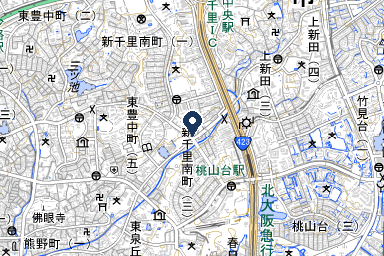ファミエール豊中家族葬ホール別館の周辺地図