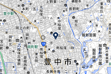 ファミエール豊中アイ家族葬ホールの周辺地図