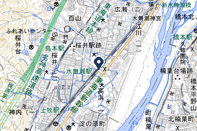 ファミエール水無瀬家族葬ホールの周辺地図