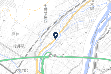 アークハウス広島の周辺地図