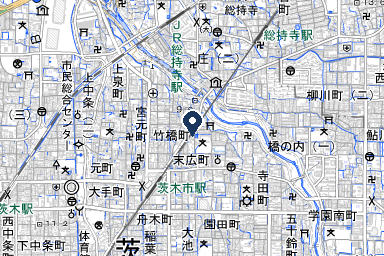 斎場ホール茨木の周辺地図