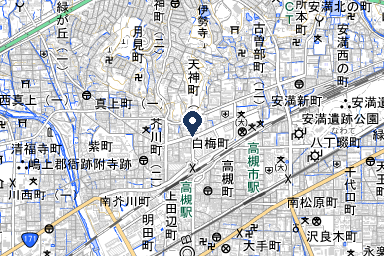 クリアメモホールの周辺地図