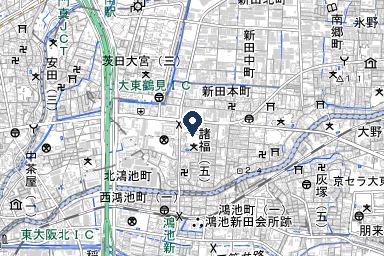 エンディングハウス 大東の周辺地図