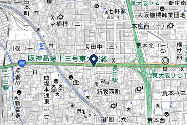 シティホール長田の周辺地図
