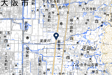 シティホール東大阪の周辺地図