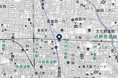 ベルコ小阪駅前ホールの周辺地図