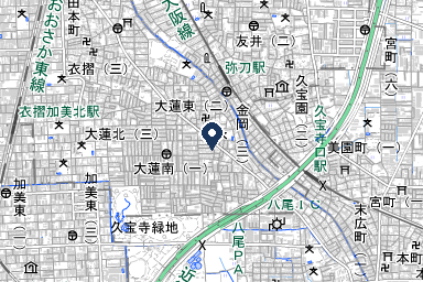 ティア東大阪大蓮の周辺地図