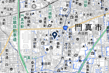 ティア門真古川橋の周辺地図