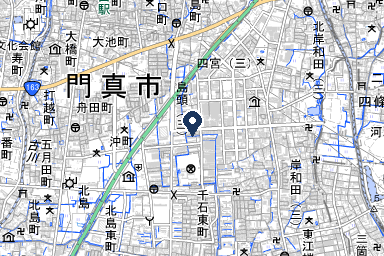 ティア門真島頭の周辺地図