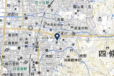 ティア四條畷の周辺地図