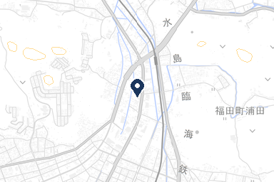 水島シティホールの周辺地図