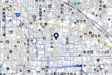 家族葬会館 八光殿リエラ南植松の周辺地図