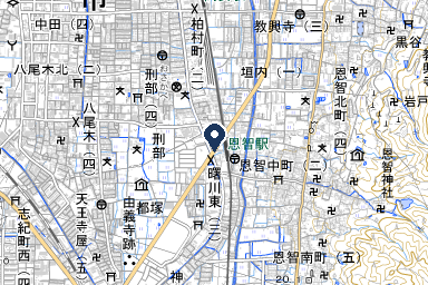 家族葬会館 八光殿リエラ恩智柏村の周辺地図