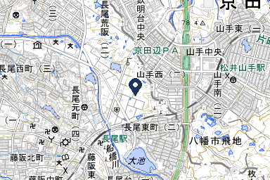 泉屋 枚方長尾メモリアルホールの周辺地図