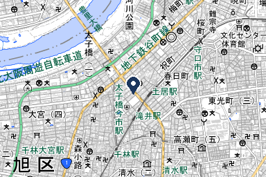 やすらぎメモリアル大真会館の周辺地図