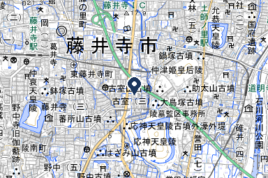 ティア藤井寺の周辺地図