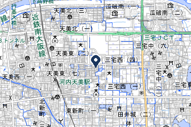 家族葬会館 八光殿松原天美東の周辺地図