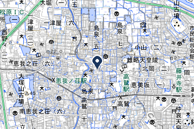 羽曳野メモリアルホールの周辺地図