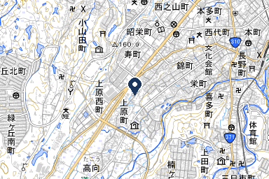 河内長野メモリアルホールの周辺地図