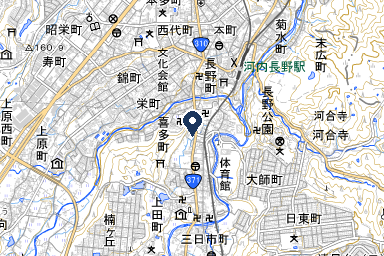 シティホール河内長野の周辺地図