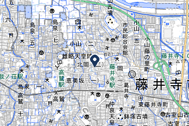 メモリアル成就 藤井寺式場の周辺地図