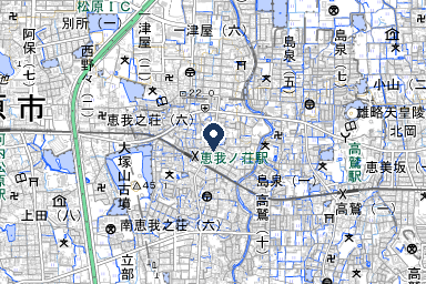 メモリアル成就 椿ホールの周辺地図
