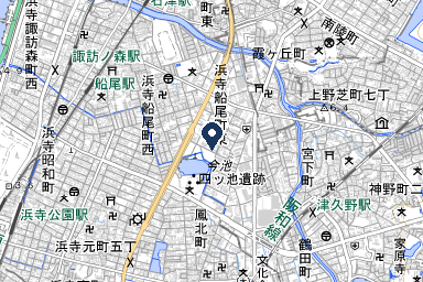 ティア浜寺の周辺地図