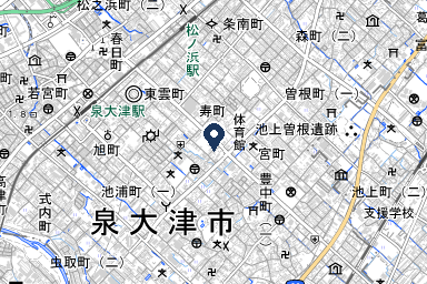 ティア泉大津の周辺地図