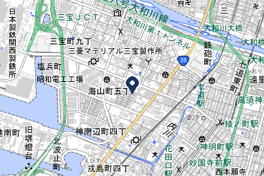堺典礼会館の周辺地図