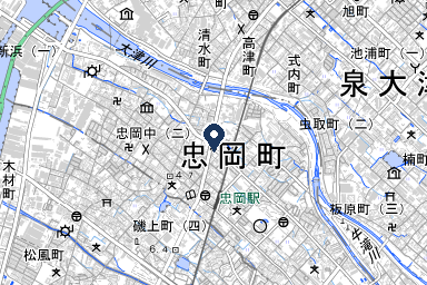 シティホール忠岡の周辺地図