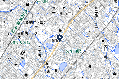 シティホール岸和田の周辺地図