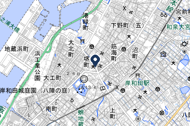 シティホール五軒屋の周辺地図