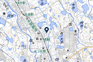 シティホール貝塚中央の周辺地図