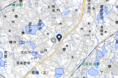 シティホール泉南の周辺地図