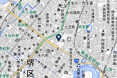シティホール堺の周辺地図