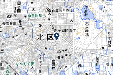 ユアホール新金岡の周辺地図