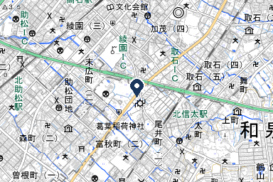 パドマホール葛の葉の周辺地図