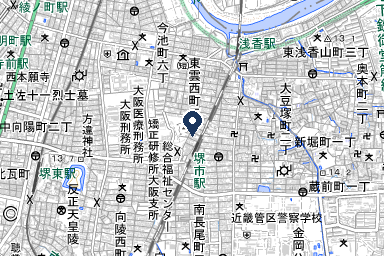 家族葬さかいホールの周辺地図