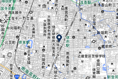 堺中央メモリアルホールの周辺地図