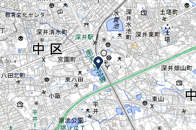 ファミリーメモリアル深井の周辺地図