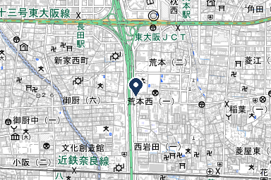 東大阪玉泉院の周辺地図